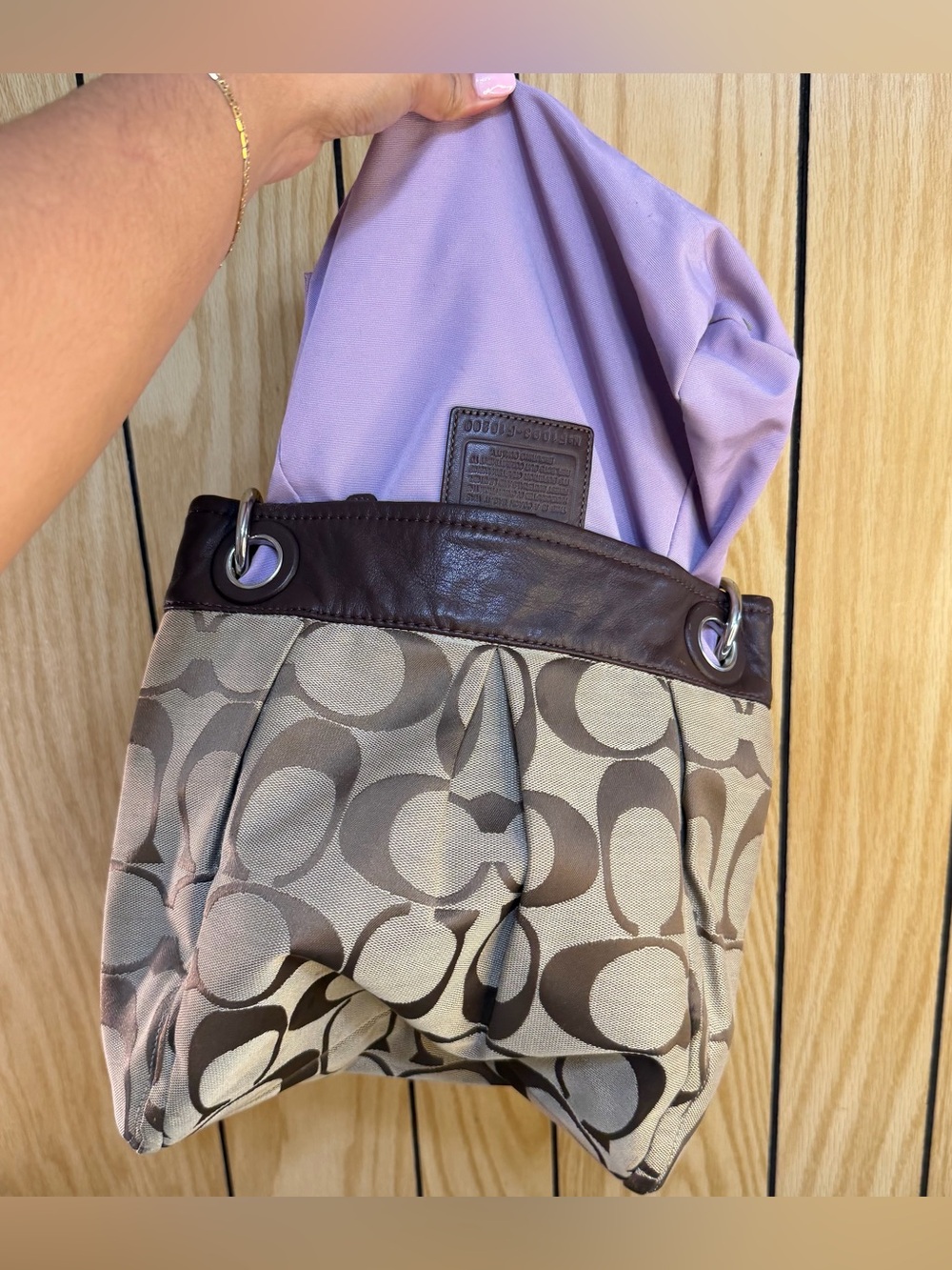 Coach Parker Op Art Convertible - Picture 3 of 8
